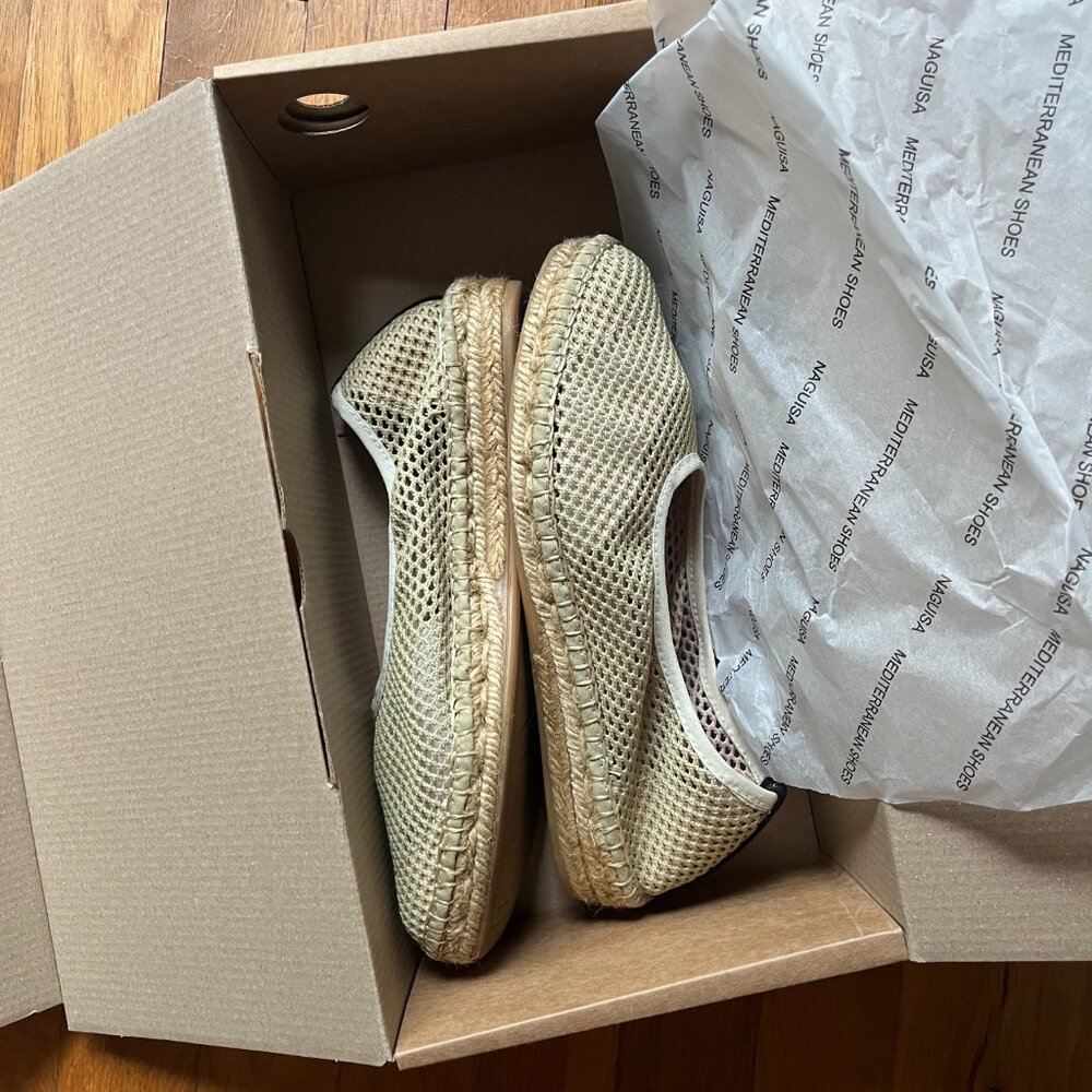 Mediterranean Shoes Women's Cream Espadrille Slip-On